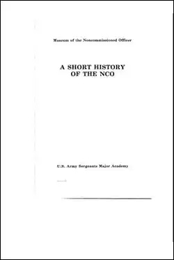 CSI Reprint: A Short History of the NCO